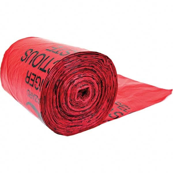 Hazardous Waste Bags, Capacity: 10.000 , Material: HDPE , Overall Thickness: 0.0020mil , Number of Bags: 100 , Closure Style: Twist Tie  MPN:05901