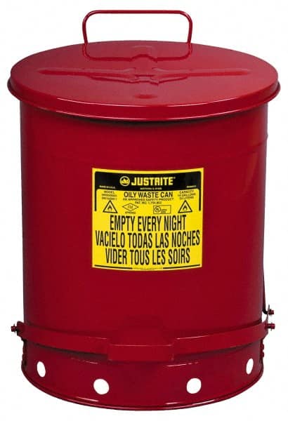 14 Gallon Capacity, Galvanized Steel Disposal Can MPN:09500