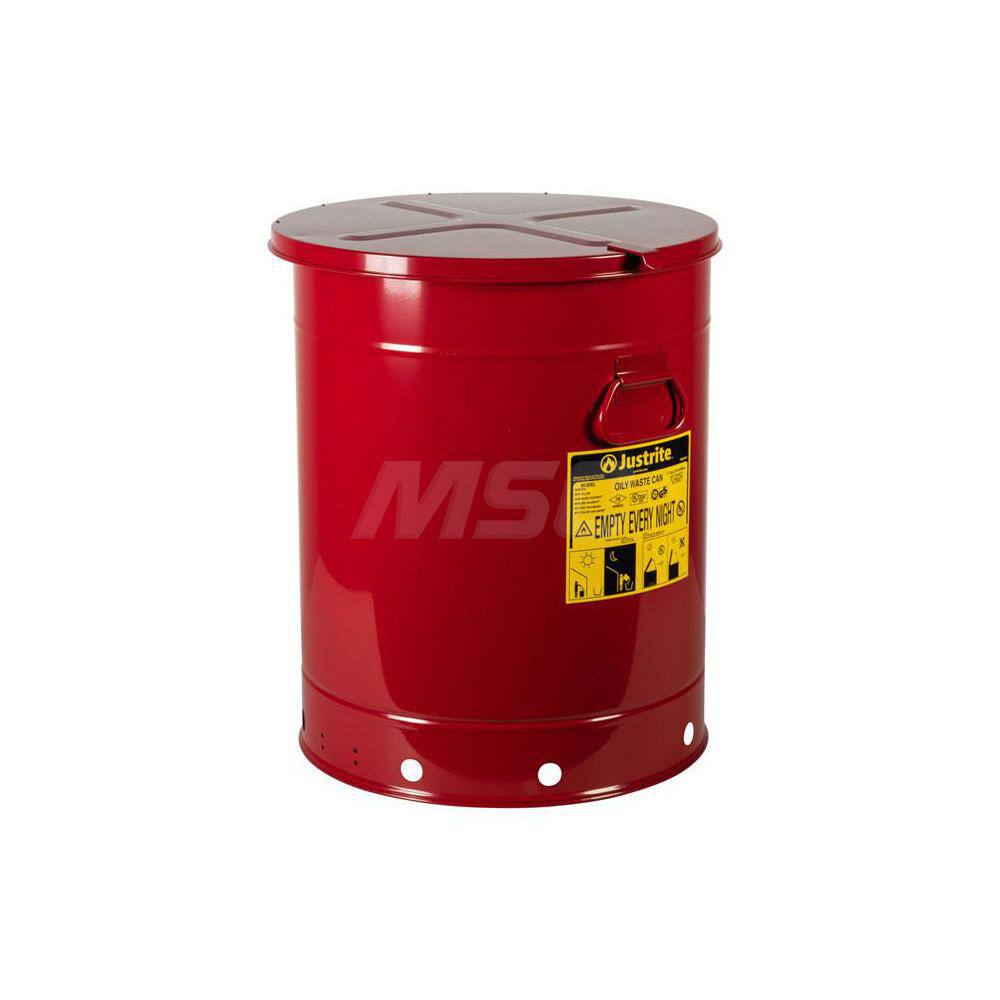 21 Gallon Capacity, Galvanized Steel Disposal Can MPN:09710