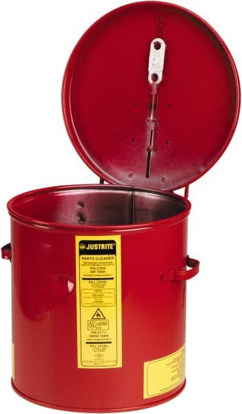 2 Gallon Capacity, 24-Gauge Coated Steel Body, Red Dip Tank MPN:27602