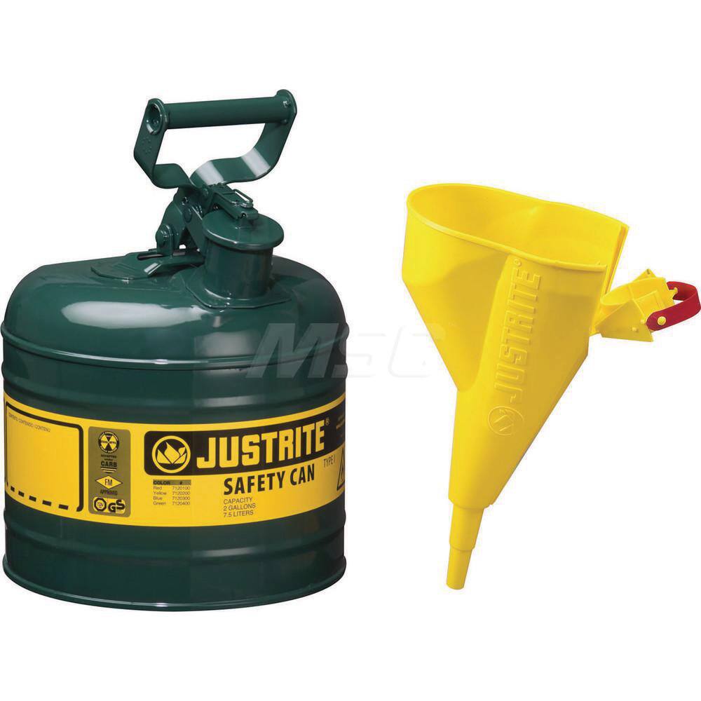 Safety Can: 2 gal, Steel MPN:7120410