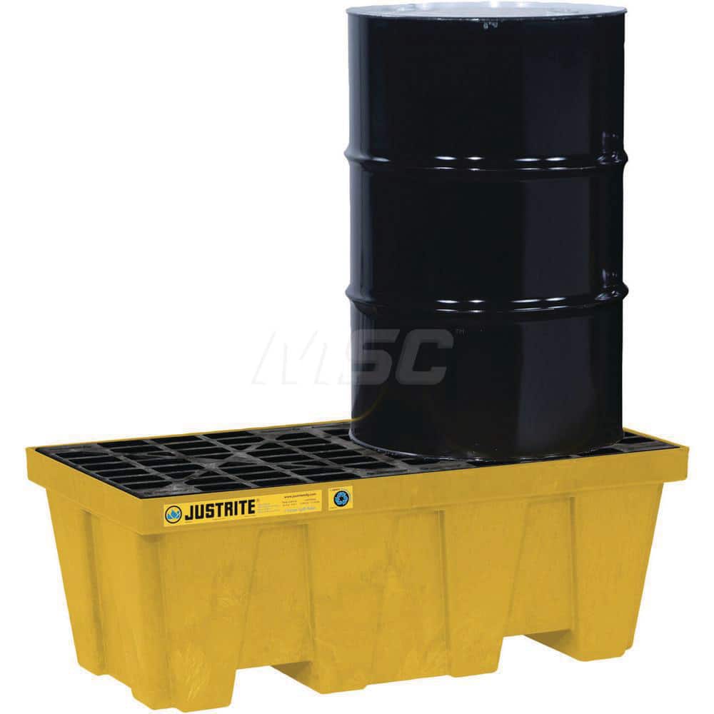 Spill Control Pallet:  2 Drum,  66.00 gal,  2500.00 lb,  Polyethylene MPN:28624