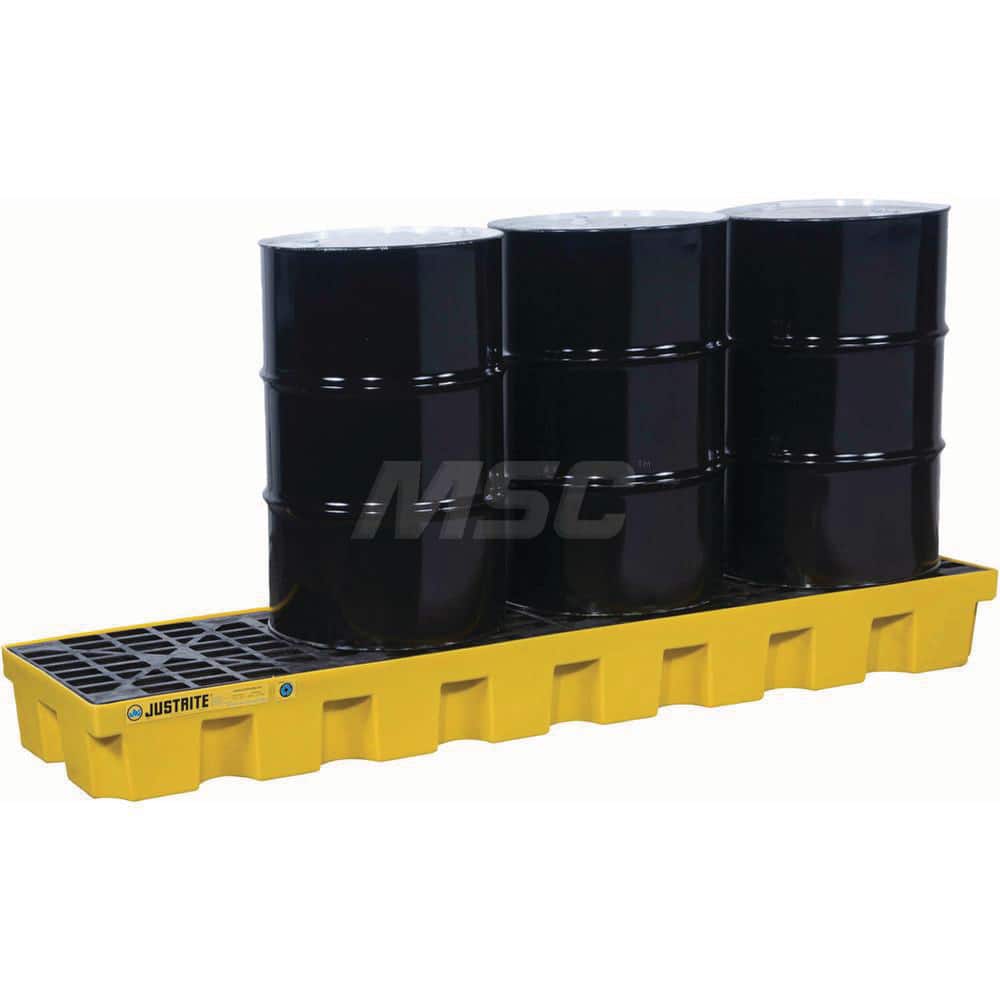 Spill Control Pallet:  4 Drum,  75.00 gal,  5000.00 lb,  Polyethylene MPN:28632