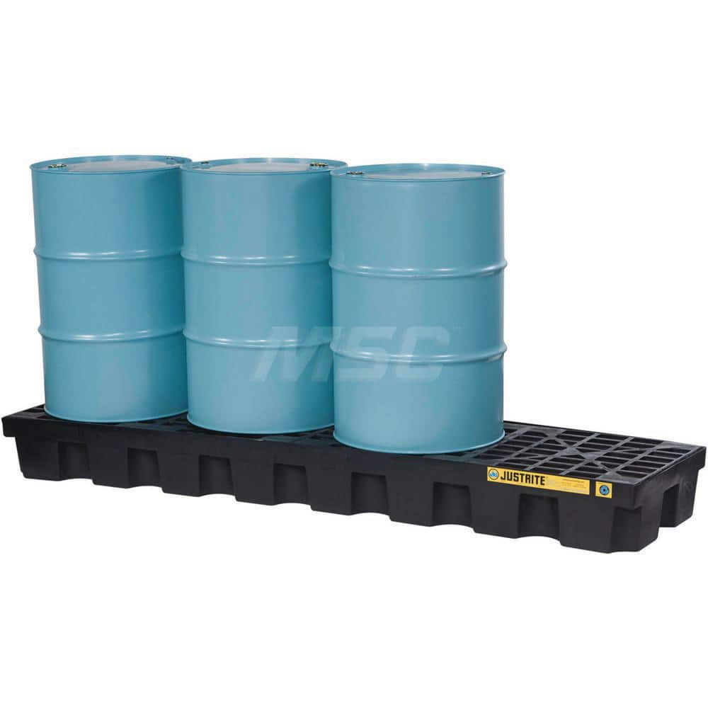 Spill Control Pallet:  4 Drum,  75.00 gal,  5000.00 lb,  Polyethylene MPN:28633