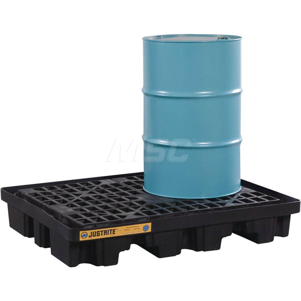 Spill Control Pallet:  2 Drum,  67.00 gal,  2500.00 lb,  Polyethylene MPN:28672