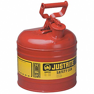 Type I Safety Can 2 gal Red 13-3/4In H MPN:7120100