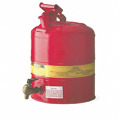 Type I Faucet Safety Can 5 gal Red MPN:7150140