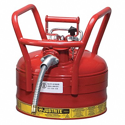 Type II DOT Safety Can Red 16-1/2 in H MPN:7325120