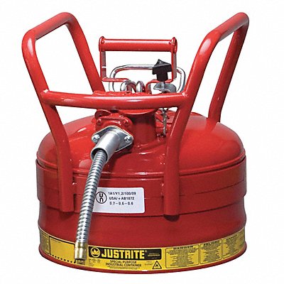 Type II DOT Safety Can 16-1/2 in H Red MPN:7325130