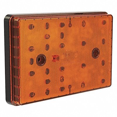 Stop/Turn/TailLight Rectangula Amber Blk MPN:225