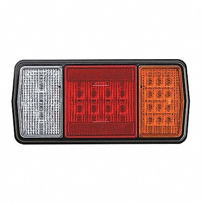 Stop/Turn/TailLight Rectangula Amber Blk MPN:265