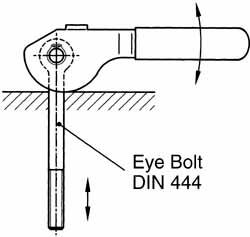 Clamp Cam Levers, Type: Double Cam, Hole Diameter (Inch): 0.3100, Hole Diameter (mm): 0.3100, 7.87, Hole Center to Lever End (mm): 114.05 MPN:P50