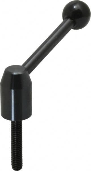 Inch Size Threaded Stud Adjustable Clamping Handle: 5/16-18 Thread, 0.53