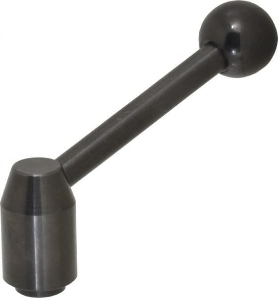 Tapped Insert Adjustable Clamping Handle: 1/2-13 Thread, 3/4