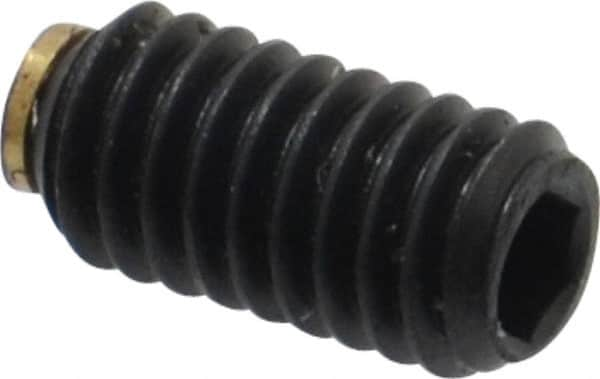 Set Screw: M4 x 0.70 x 8 mm, Soft Tip Point, Steel, Grade 5.8 MPN:913.3-M4-8-MS