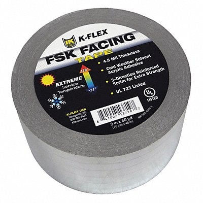 Pipe Insulation Tape Silver 150 ft 3inW MPN:800-TAPE-ALFSK-3A