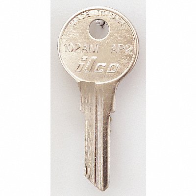 Key Blank Brass Type AP2 6 Pin PK10 MPN:102AM-AP2