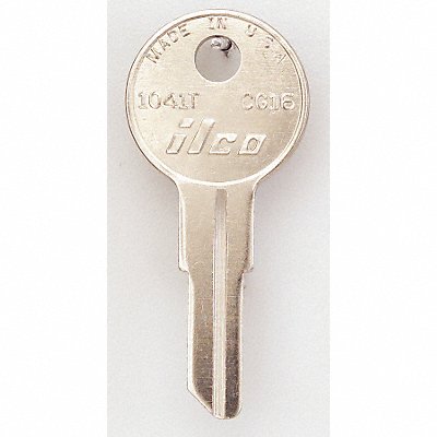 Key Blank Brass Type CG16 5 Pin PK10 MPN:1041T-CG16