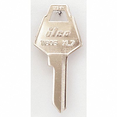 Key Blank Brass Type XL7 5 Pin PK10 MPN:1180S-XL7