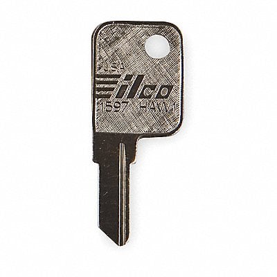 Key Blank Brass Hayworth Lock PK10 MPN:1597-HAW1