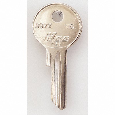 Key Blank Brass Type Y6 4 Pin PK10 MPN:997X-Y6