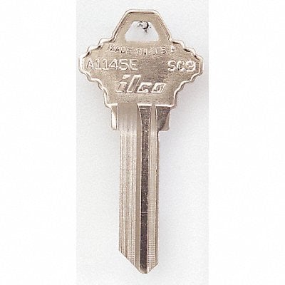 Key Blank Brass Type SC9 6 Pin PK10 MPN:A1145E-SC9