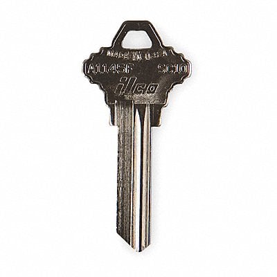 Key Blank Brass Schlage Lock PK10 MPN:A1145F-SC10