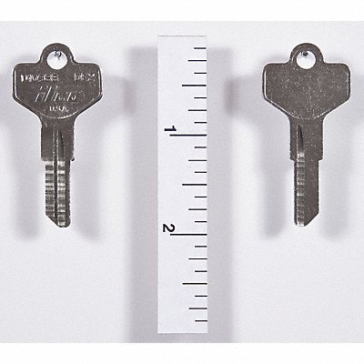 Key Blank Pins 6 PK10 MPN:D1098B-DE2