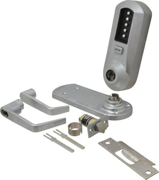 Push-button Lock Lever Lockset for 1-3/8 to 2-1/4