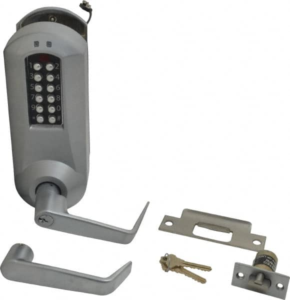 Push-button Lock Lever Lockset for 1-3/8 to 2-1/4