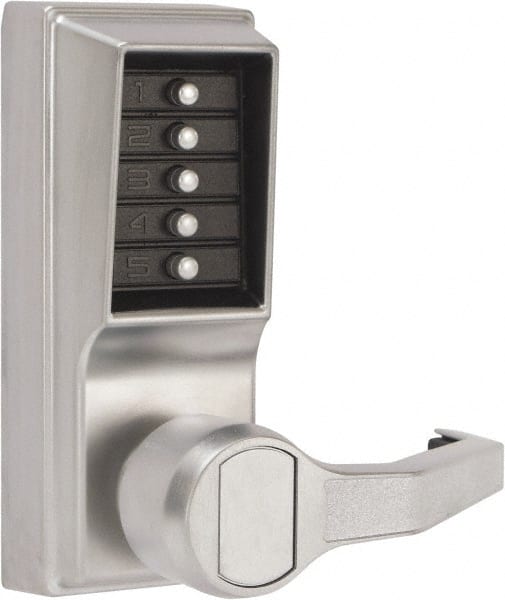Combination Entry Lever Lockset for 1-3/8 to 2-1/4