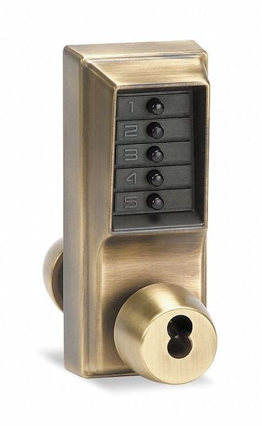 Push Button Lock Entry Key Override MPN:1021-B-05-41