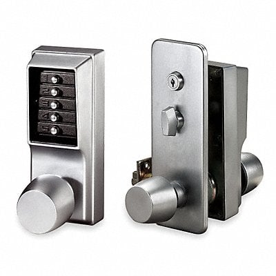 Push Button Lock Entry Satin Chrome MPN:1031-26D-41