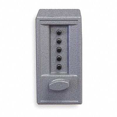 Push Button Lock Entry Gray Powder Paint MPN:62048641