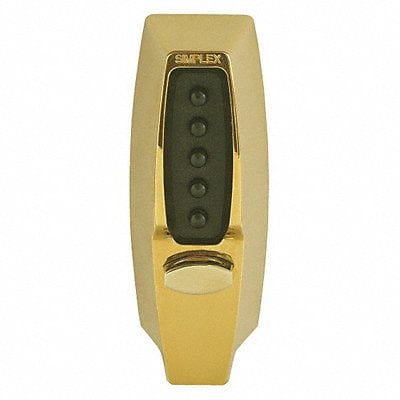 Push Button Lockset 7000 Bright Brass MPN:7102-03-41