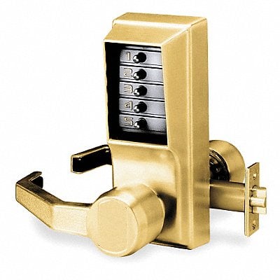 Push Button Lock Entry Antique Brass MPN:LL-1011-05-41