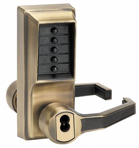 Push Button Lock Entry Key Override MPN:LL-1021-B-05-41