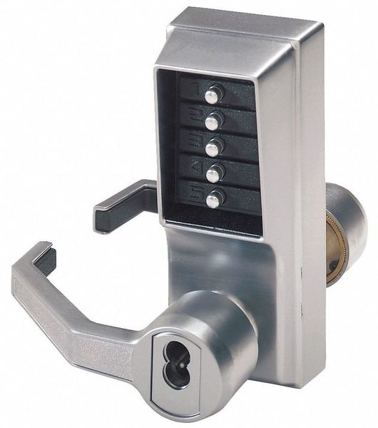 Push Button Lock Entry Key Override MPN:LL-1021-B-26D-41