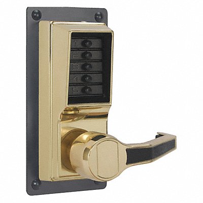 Push Button Lockset 1000 Bright Brass MPN:LRP1010-03-41