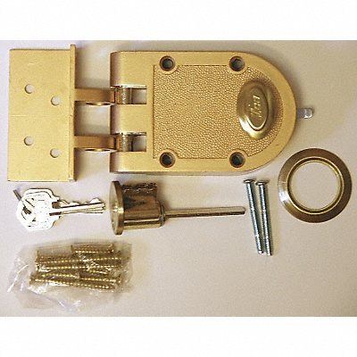 Auxiliary Lock Jimmyproof Deadlock Bronz MPN:530-53-51