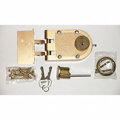 Auxiliary Lock Jimmyproof Deadlock Bronz MPN:535-53-51