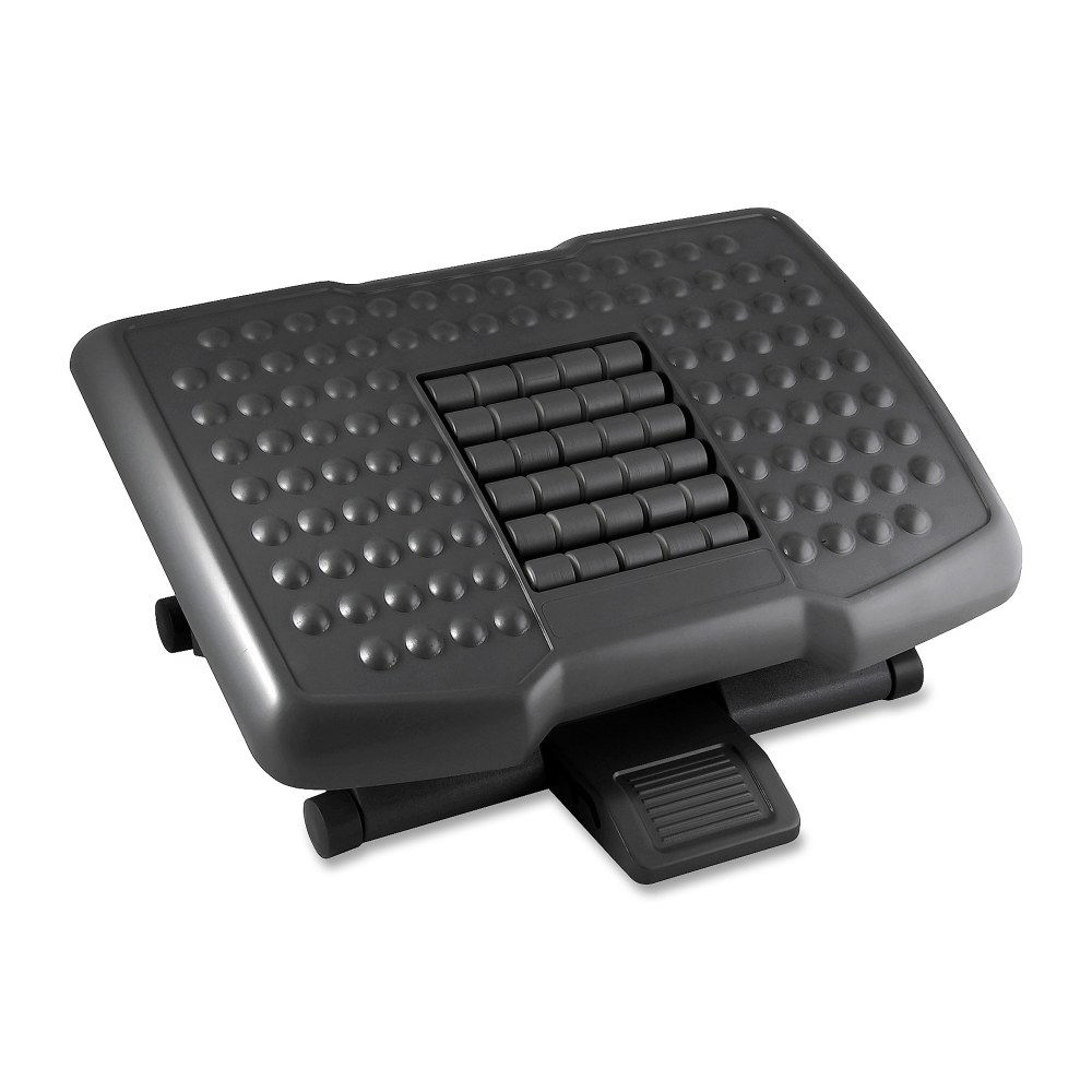 Kantek Premium Ergonomic Footrest, 4inH x 18inW x 13inD, Black (Min Order Qty 2) MPN:FR750