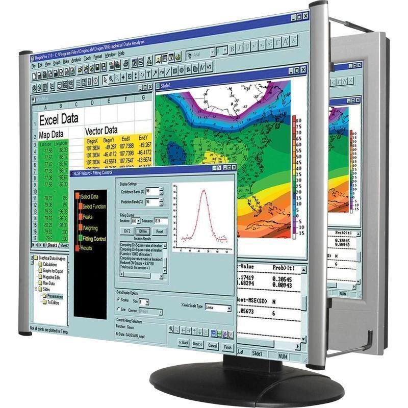 Kantek Magnifier For 21.5in and 22in Widescreen Monitors - Magnifying Area 15.25in Width - Overall Size 1.8in Height x 15.3in Width - Acrylic Lens MPN:MAG22WL