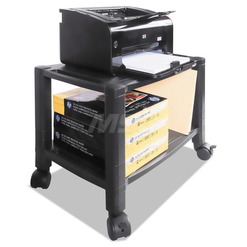 MOBILE PRINTER STAND, TWO-SHELF, 20W X 13.25D X 14.13H, BLACK MPN:KTKPS610