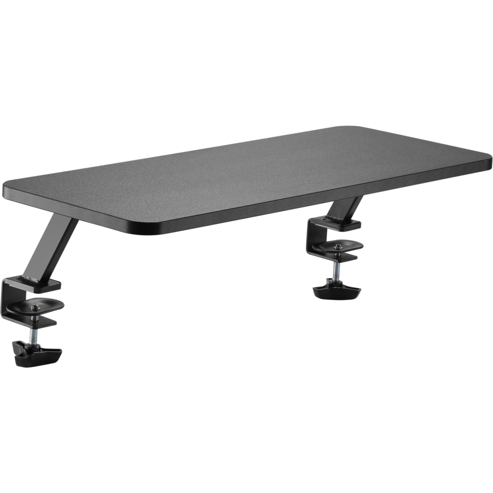 Kantek Monitor Stand - 40 lb Load Capacity - 5.1in Height x 25.6in Width x 10.2in Depth - Desk - Black - For Monitor, Supplies, File - Sturdy (Min Order Qty 2) MPN:DS910