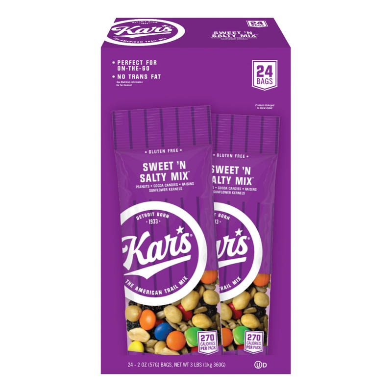 Kars Sweet N Salty Mix, 2 Oz, Box Of 24 Bags (Min Order Qty 3) MPN:SN08387