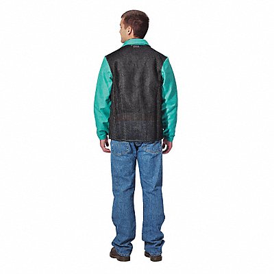 FR Welding Jacket Green Cane Back 2XL MPN:804GRCN2XL