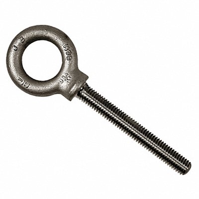 Machinery Eye Bolt Shank D 1/4 in MPN:K2021-1-1/2-SS