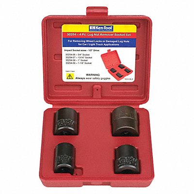 Lug Nut Remover Socket Set MPN:30254