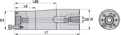 Boring Head Straight Shank: Threaded Mount MPN:1094947